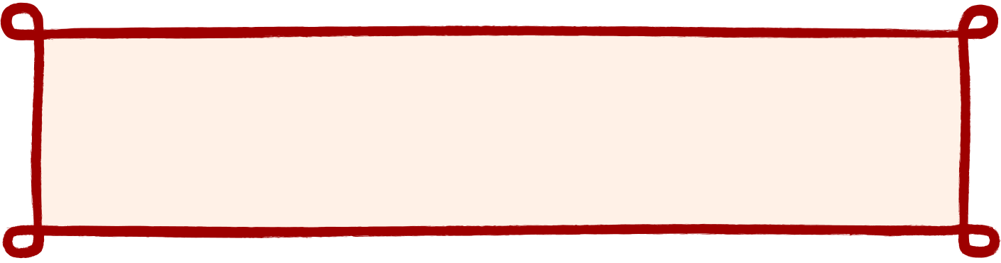 Roter Rahmen mit beiger Füllung