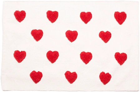 Badematte mit Herzdruck; Zum Produkt gehen