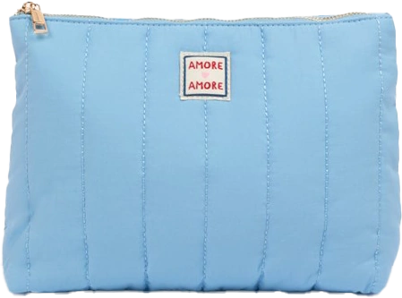 Kosmetiktasche Hellblau; Zum Produkt gehen