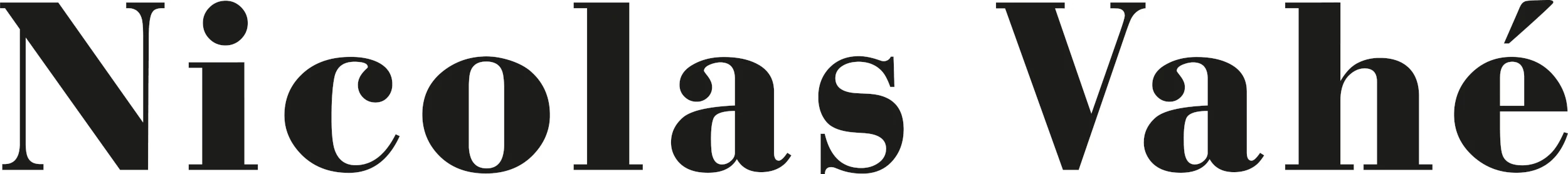 Nicolas Vah&eacute; Logo