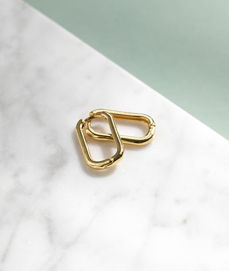 KAUF DICH GLÜCKLICH Clip Creolen Ohrringe Gold