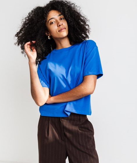 KAUF DICH GLÜCKLICH T-Shirt Aquablau aus Bio-Baumwolle