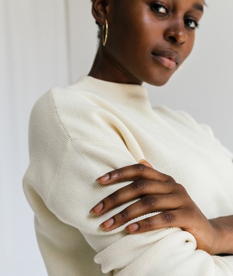 ARMEDANGELS Merinaa Pullover Cremeweiß