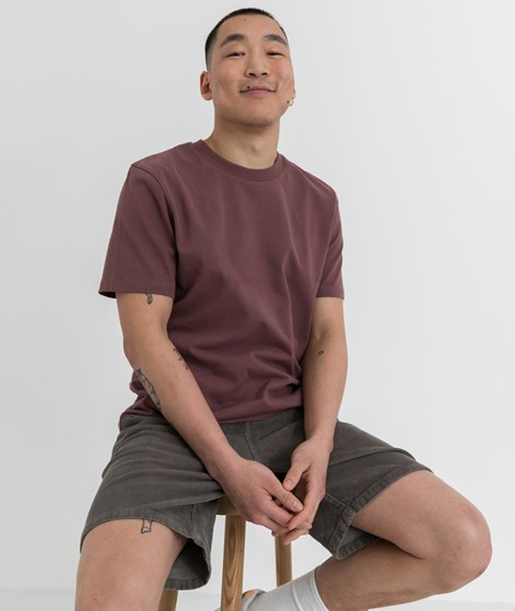 KAUF DICH GLÜCKLICH T-Shirt Mauve aus Bio-Baumwolle