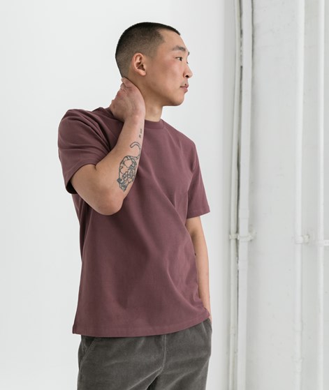 KAUF DICH GLÜCKLICH T-Shirt Mauve aus Bio-Baumwolle