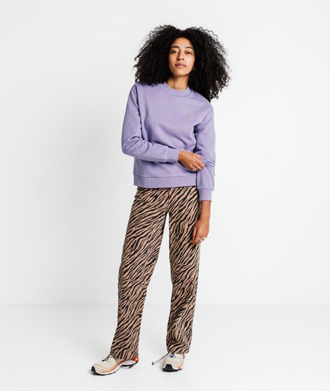 KAUF DICH GLÜCKLICH Sweater Lila aus Bio-Baumwolle