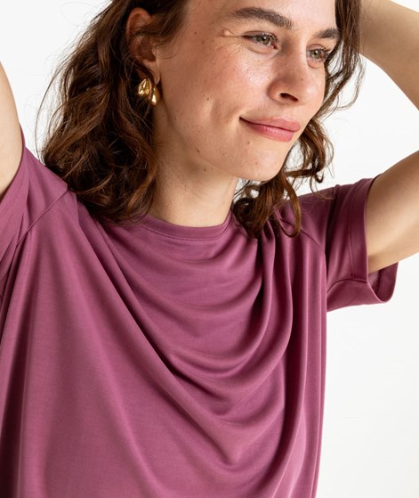 KAUF DICH GLÜCKLICH T-Shirt Violett aus Modal (TENCEL&trade;)