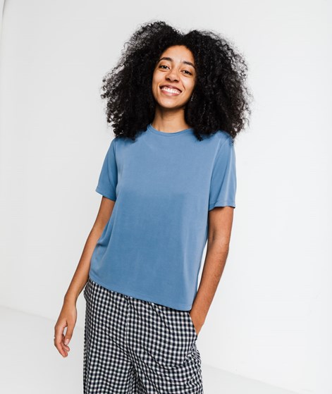 KAUF DICH GLÜCKLICH T-Shirt Blaugrau aus Modal (TENCEL&trade;)