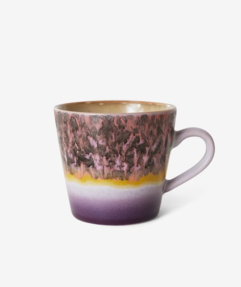 HKLIVING 70s Ceramics: Cappuccino Tasse Blast mehrfarbig