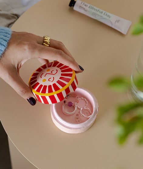 YUKU Schmuck Box Sun gemustert