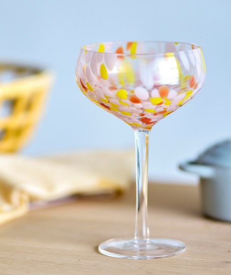 BLOOMINGVILLE Lilya Cocktail Glas (12x18cm) gemustert