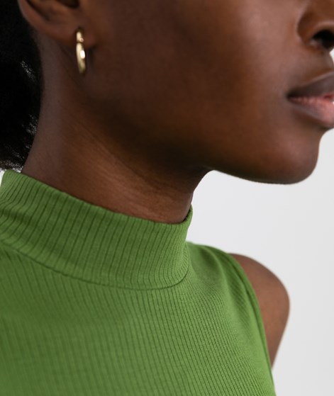 KAUF DICH GLÜCKLICH Turtleneck Top Grün aus Viskose (LENZING&trade; ECOVERO&trade;)