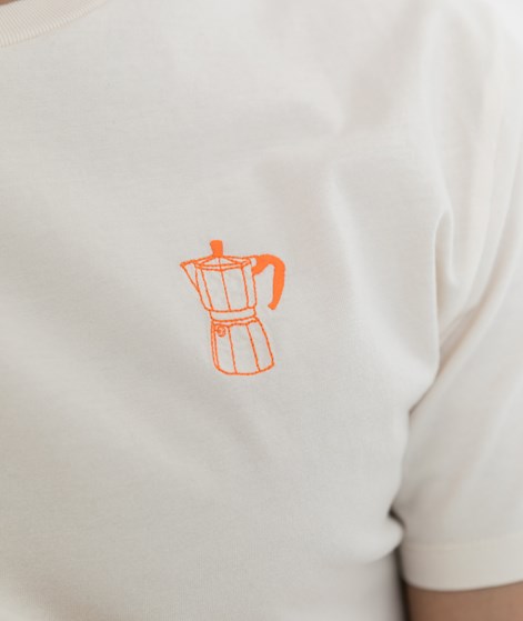 KAUF DICH GLÜCKLICH T-Shirt Mokkakanne Creme