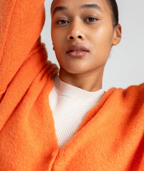 KAUF DICH GLÜCKLICH Cardigan Orange