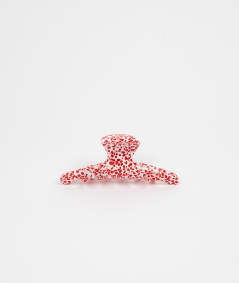 EBBA Haarclip Rot gemustert