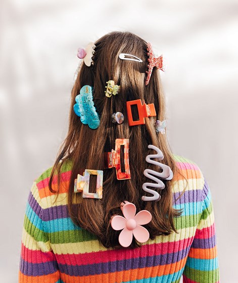 EBBA Geometrischer Haarclip gemustert