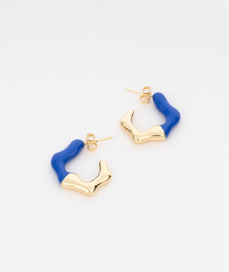 EBBA Ohrringe Blau Gold
