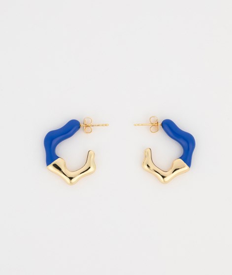 EBBA Ohrringe Blau Gold