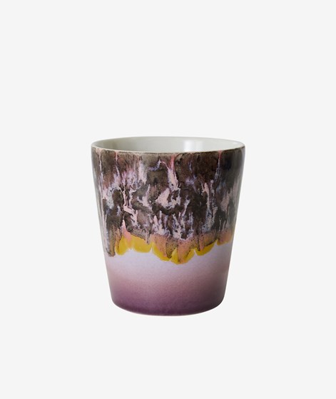 HKLIVING 70s Ceramics: Kaffee Becher Blast mehrfarbig
