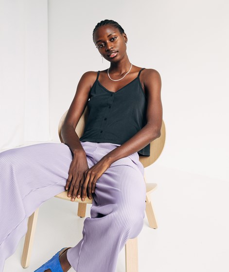 KAUF DICH GLÜCKLICH Camisole-Top Schwarz aus Modal (TENCEL&trade;)