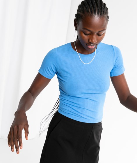 KAUF DICH GLÜCKLICH T-Shirt Blau aus Viskose (LENZING&trade; ECOVERO&trade;)