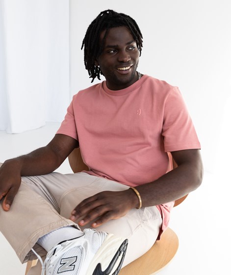 KAUF DICH GLÜCKLICH T-Shirt Smiley Rosa aus Bio-Baumwolle