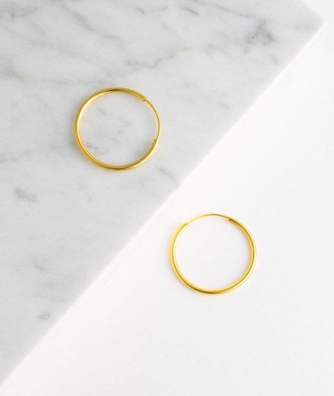 KAUF DICH GLÜCKLICH Ohrringe (25 mm) Gold