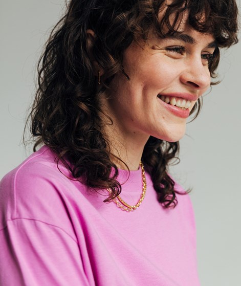 KAUF DICH GLÜCKLICH T-Shirt Pink aus Bio-Baumwolle