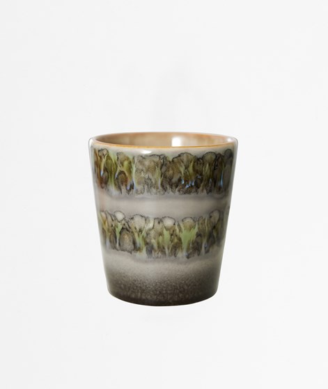 HKLIVING 70s Ceramics: Kaffee Becher Fern mehrfarbig