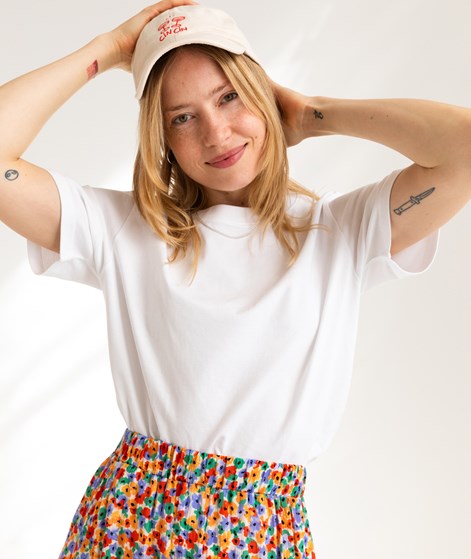 KAUF DICH GLÜCKLICH Kastiges T-Shirt Weiß aus Bio-Baumwolle