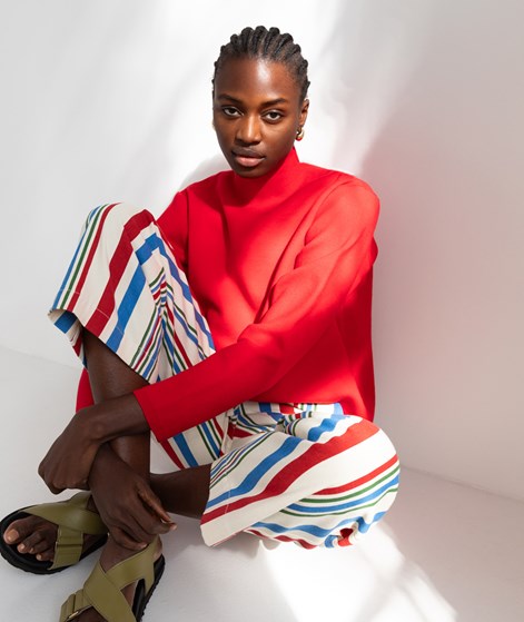 KAUF DICH GLÜCKLICH Turtleneck Pullover Rot