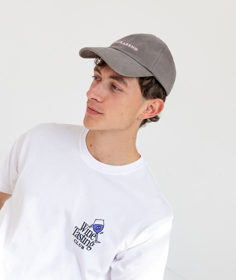 KAUF DICH GLÜCKLICH Cap Feierabend Grau aus Bio-Baumwolle