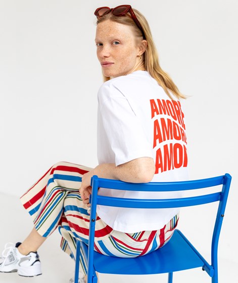 KAUF DICH GLÜCKLICH T-Shirt Amore Weiß aus Bio-Baumwolle