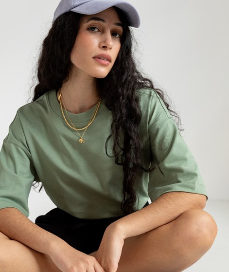 KAUF DICH GLÜCKLICH T-Shirt Pistaziengrün aus Bio-Baumwolle