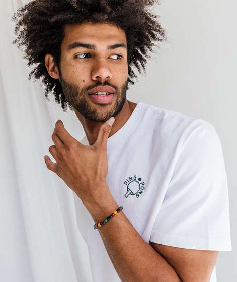 KAUF DICH GLÜCKLICH T-Shirt Ping Pong Weiß