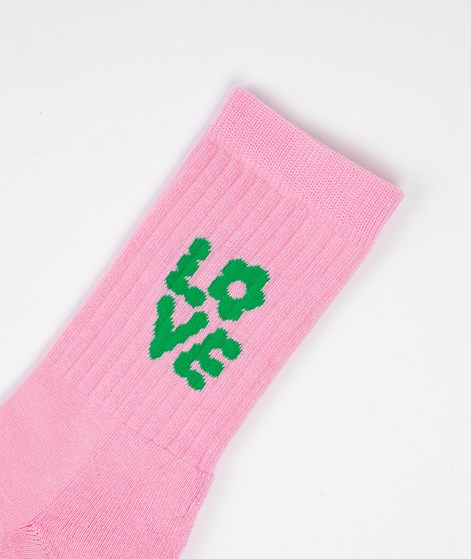 KAUF DICH GLÜCKLICH Tennissocke Love (Gr. 36-41) Pink aus Bio-Baumwolle
