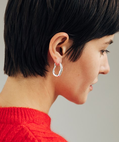 KAUF DICH GLÜCKLICH Ohrringe Silber