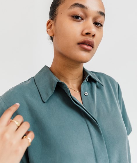 KAUF DICH GLÜCKLICH Bluse Grün aus TENCEL&trade;