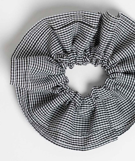 EBBA Haargummi Schwarz und Weiß kariert