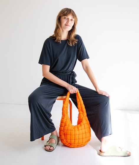 KAUF DICH GLÜCKLICH T-Shirt-Jumpsuit Schwarz aus Modal (TENCEL&trade;)