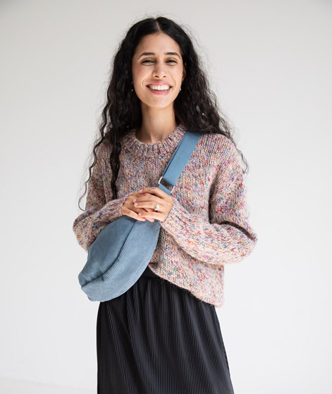 YUKU Handtasche Taubenblau