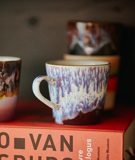 HKLIVING 70s Ceramics: Americano Tasse Yeti mehrfarbig