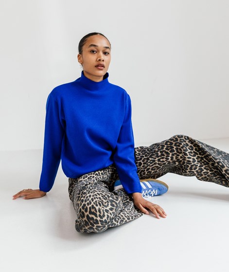 KAUF DICH GLÜCKLICH Turtleneck Pullover Blau
