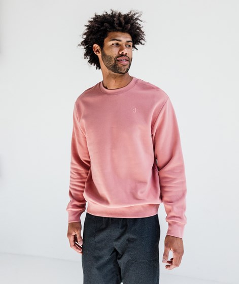 KAUF DICH GLÜCKLICH Sweater Smiley Rosa aus Bio-Baumwolle