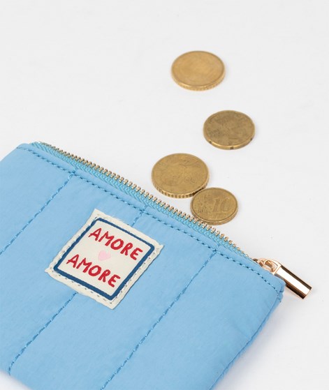 YUKU Geldbörse Amore Hellblau