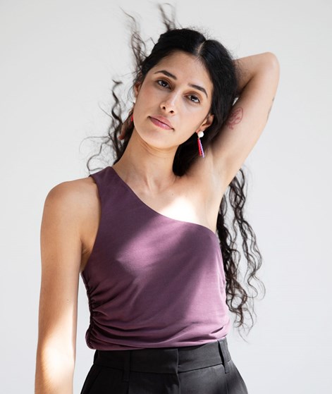 KAUF DICH GLÜCKLICH Top Lila aus Modal (TENCEL&trade;)