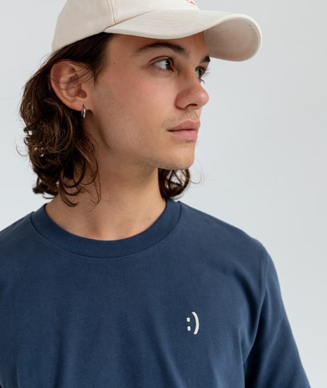 KAUF DICH GLÜCKLICH T-Shirt Blaugrau aus Bio-Baumwolle