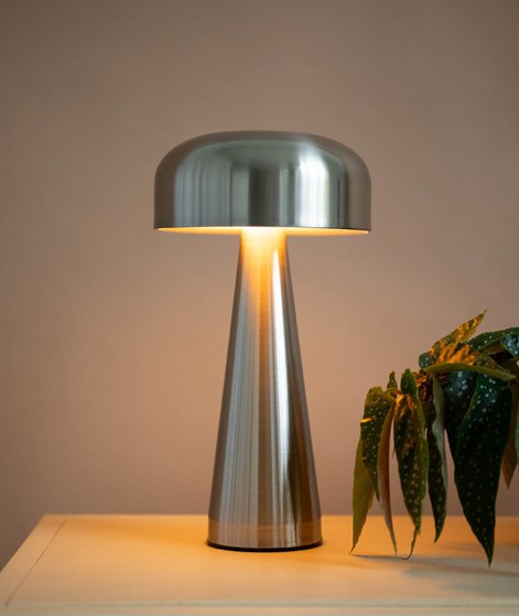 2HAVE High (28x15cm) Tischlampe Silber