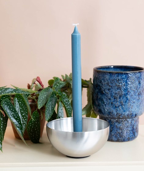 2HAVE Lysestage Bowl (15 cm) Kerzenhalter Grau
