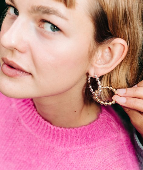 EBBA offener Ring Ohrringe Silber